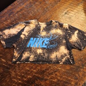 Nike Cropped T-shirt - Gym - Beach-  Tie Dye Acid Wash Multicolor No tag women's